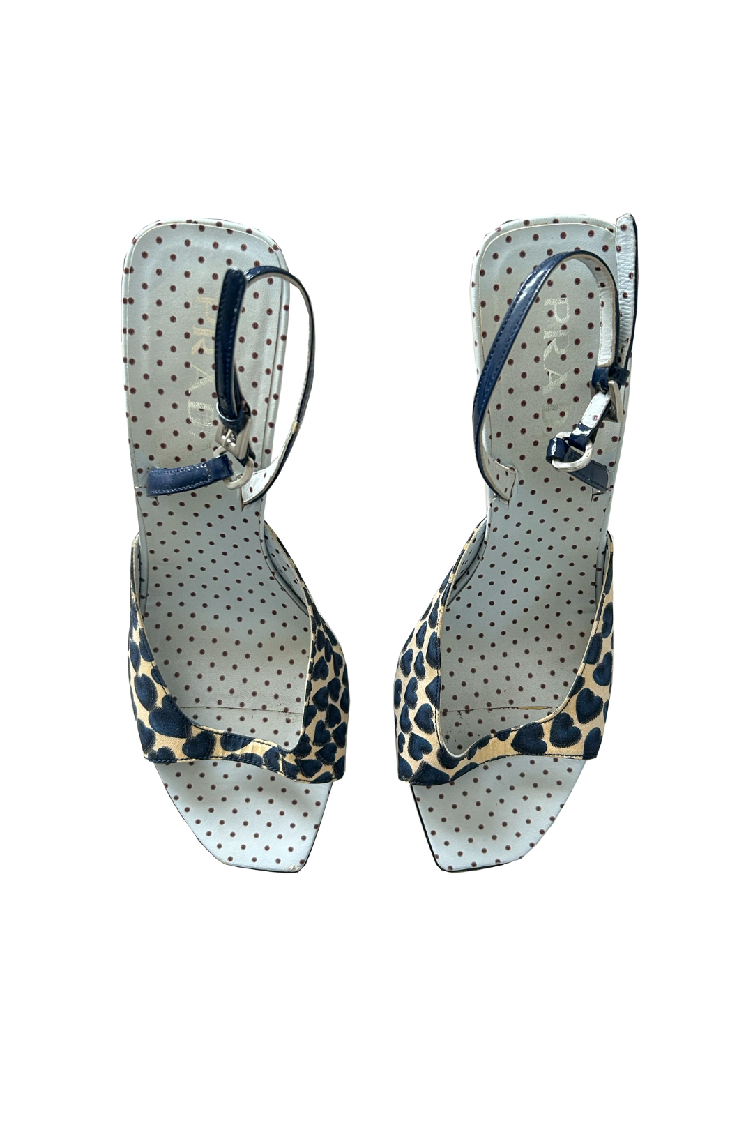 PRADA HEART HEELS 40.5