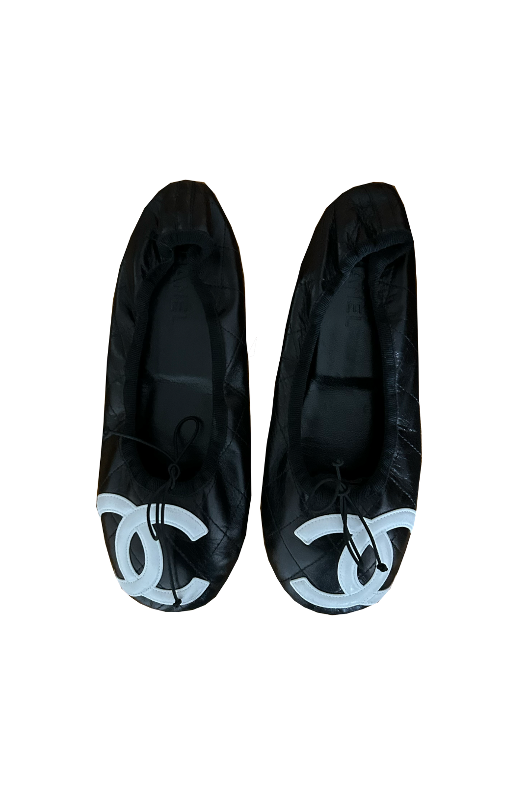 CHANEL CAMBON FLATS BLACK 40